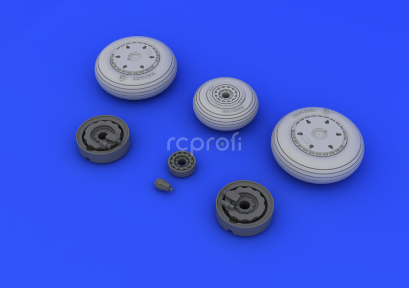 Ed648103 MiG-21F wheels 1/48