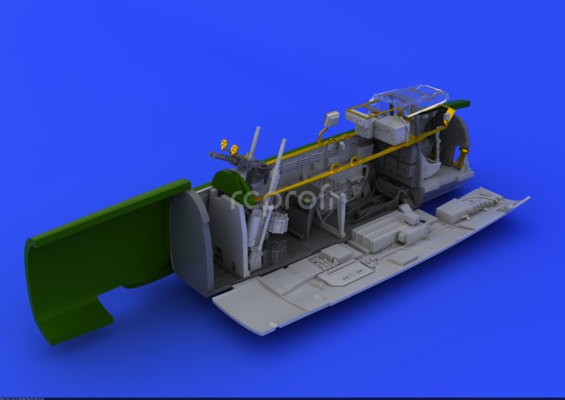 Ed672015 Bf 110G-4 cockpit 1/48 BRASSIN