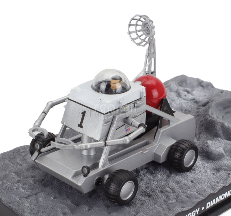 Edicola 007 Moon Buggy 1971- James Bond 007 - Diamonds Are Forever - Una Cascata Di Diamanti - Sean Connery - Movie 1971 1:43 Silver