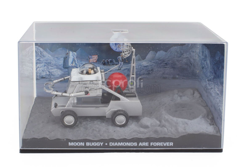 Edicola 007 Moon Buggy 1971- James Bond 007 - Diamonds Are Forever - Una Cascata Di Diamanti - Sean Connery - Movie 1971 1:43 Silver