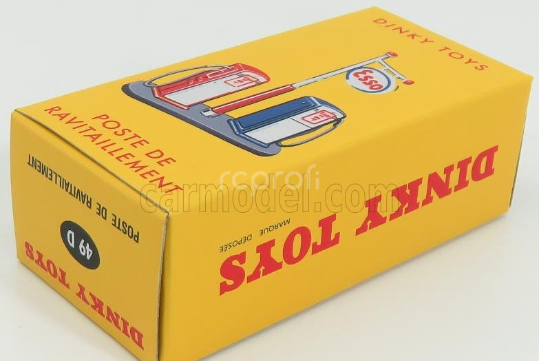 Edicola Accessories Pompa Benzina - Pump Oil Gas Fuel Esso 1:43 Červená Modrá Bílá