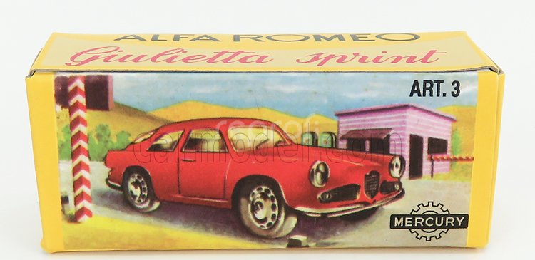 Edicola Alfa romeo Giulietta Sprint Coupe 1960 1:48 Žlutá