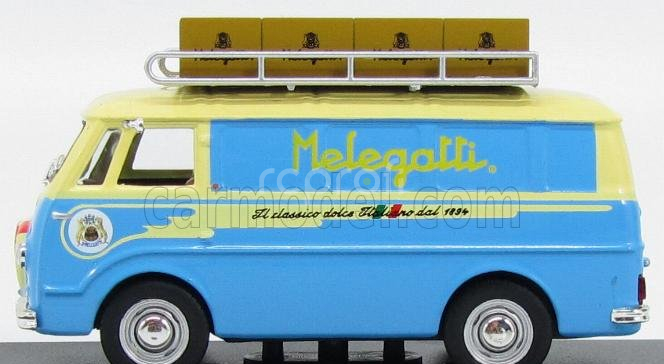 Edicola Alfa romeo Romeo 2 Van 1956 - Il Classico Dolce Italiano Melegatti 1:43 Světle Modrá Žlutá