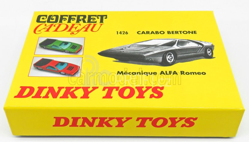 Edicola Alfa romeo Set 2x 33 Carabo Bertone 1968 - Coffret Box 1:43 Zelená Červená