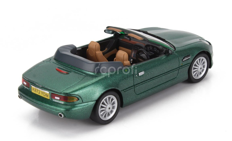 Edicola Aston martin Db7 Vantage Volante Spider Cabriolet Open 1993 1:43 Zelená
