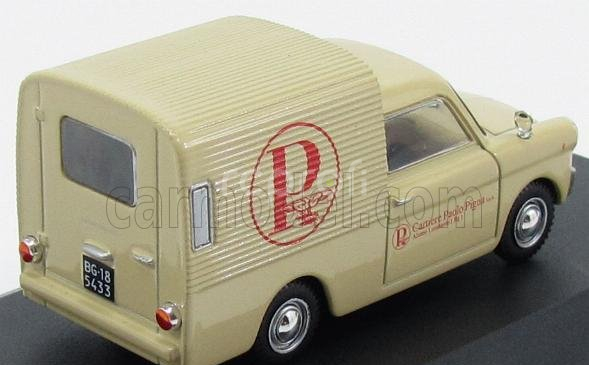 Edicola Autobianchi Bianchina Furgoncino Van 1968 - Cartiere Paolo Pigna 1:43 Cream