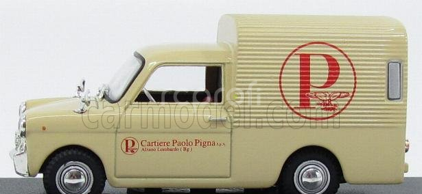 Edicola Autobianchi Bianchina Furgoncino Van 1968 - Cartiere Paolo Pigna 1:43 Cream