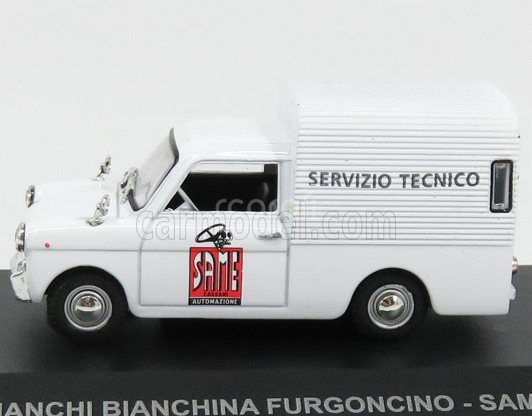 Edicola Autobianchi Bianchina Furgoncino Van Servizio Tecnico Same 1970 1:43 Bílá
