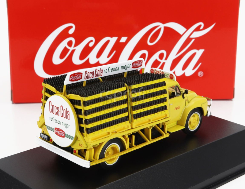 Edicola Bedford J6 Truck With Bottle Coca-cola 1964 1:72 Žlutá
