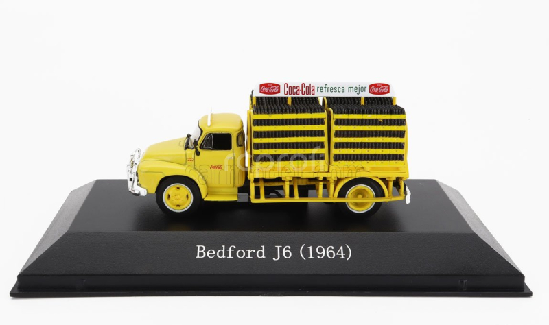 Edicola Bedford J6 Truck With Bottle Coca-cola 1964 1:72 Žlutá