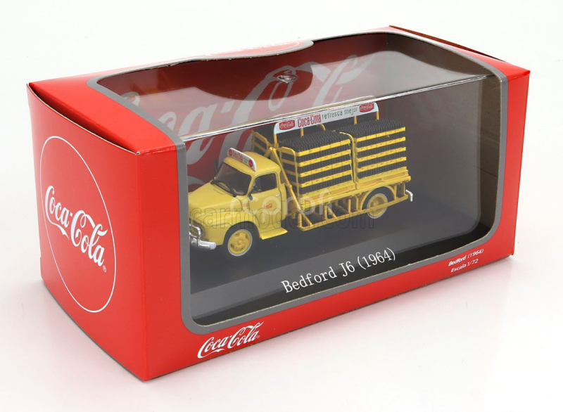 Edicola Bedford J6 Truck With Bottle Coca-cola 1964 1:72 Žlutá