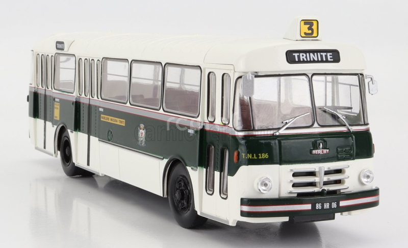 Edicola Berliet Plr10 Autobus Madeleine-massena-trinite 1955 1:43 Bílá Zelená