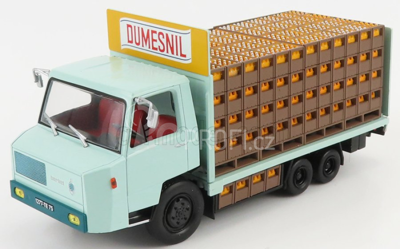 Edicola Berliet Tekel Truck Transports Dumesnil 3-assi 1966 1:43 Světle Modrá
