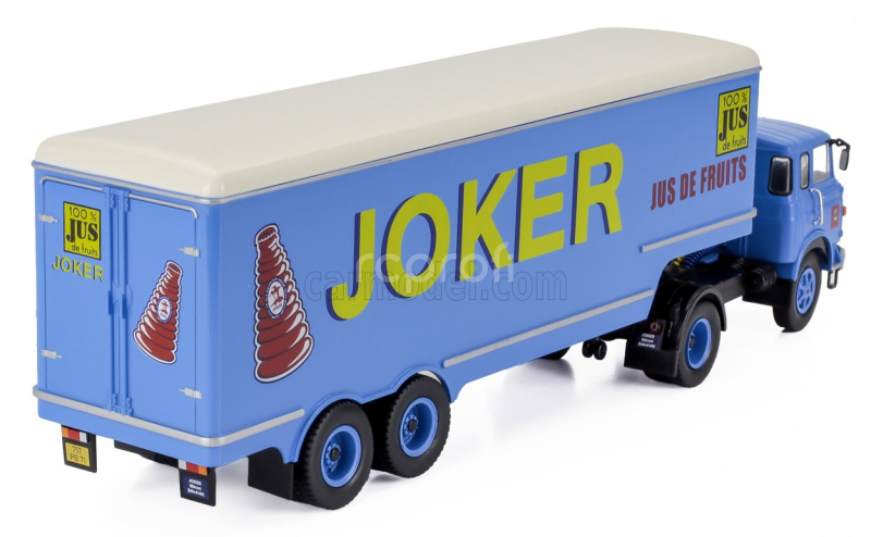 Edicola Berliet Tr12 Truck Semi-frigo Jus De Fruits Joker Transports 1964 - Without Card Box 1:43 Bluette
