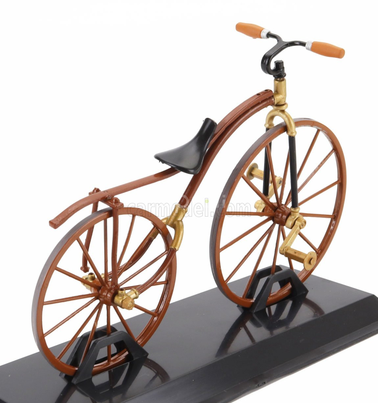 Edicola Bicicletta Boneshaker Bicycle 1870 1:15 Hnědé Zlato