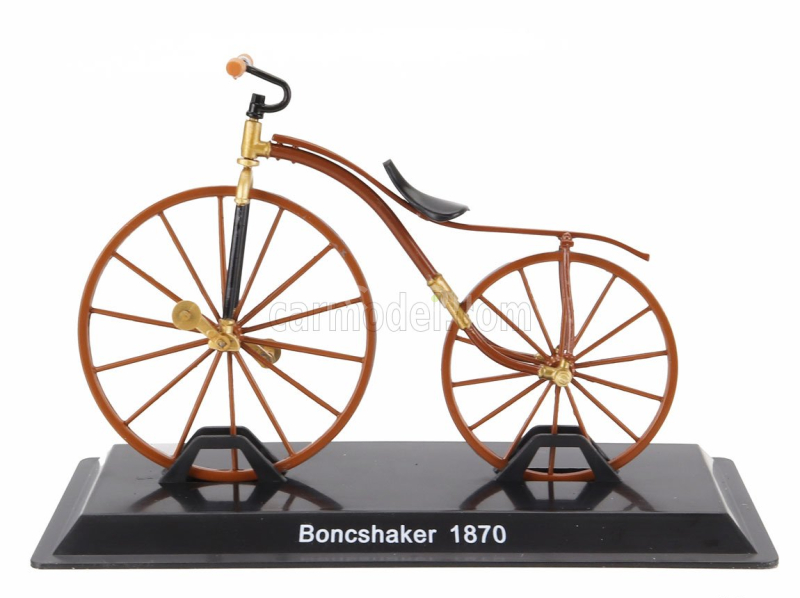 Edicola Bicicletta Boneshaker Bicycle 1870 1:15 Hnědé Zlato