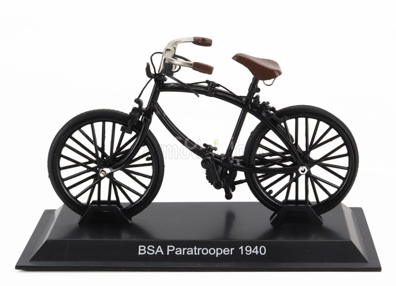 Edicola Bicicletta Bsa Paratrooper Bicycle 1940 1:15 Černá Hnědá