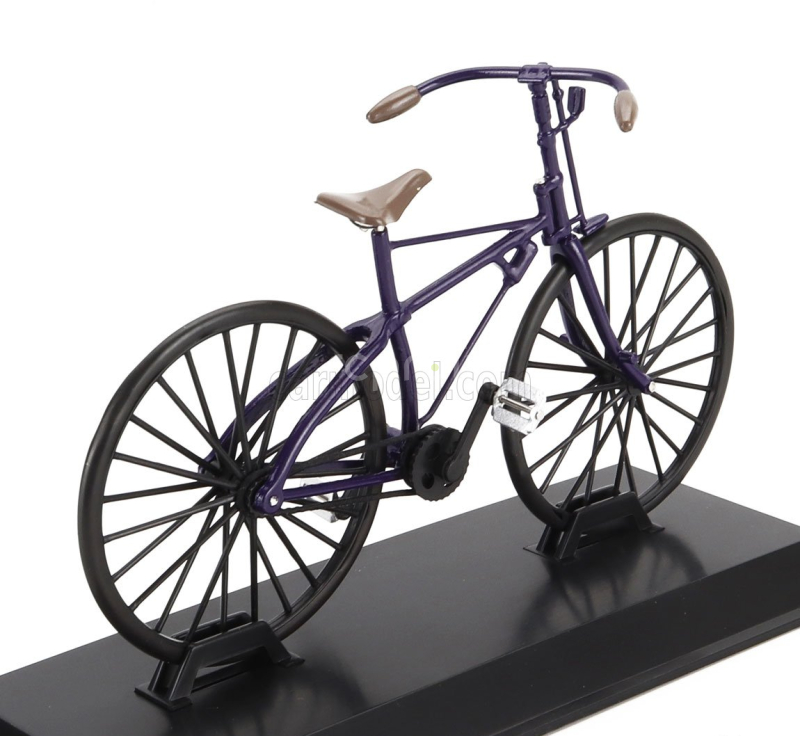 Edicola Bicicletta Cross Frame Safety Bicycle 1888 1:15 Fialová Černá
