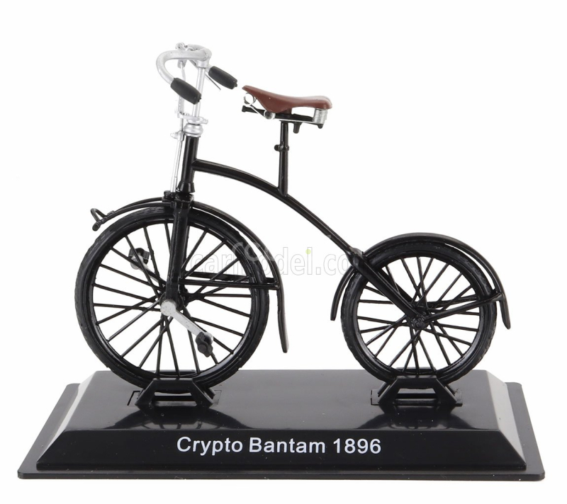 Edicola Bicicletta Crypto Bantam Bicycle 1896 1:15 Černá Hnědá Stříbrná