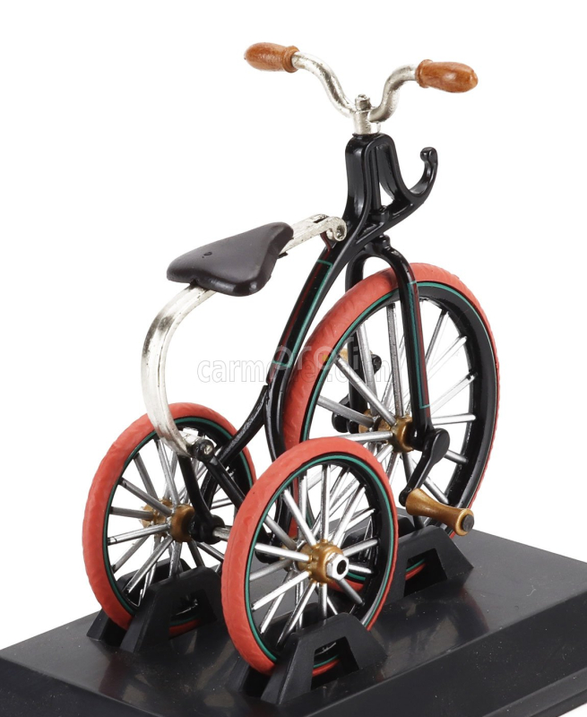 Edicola Bicicletta Kinder Triciclo Bicycle 1882 1:15 Červená Černá