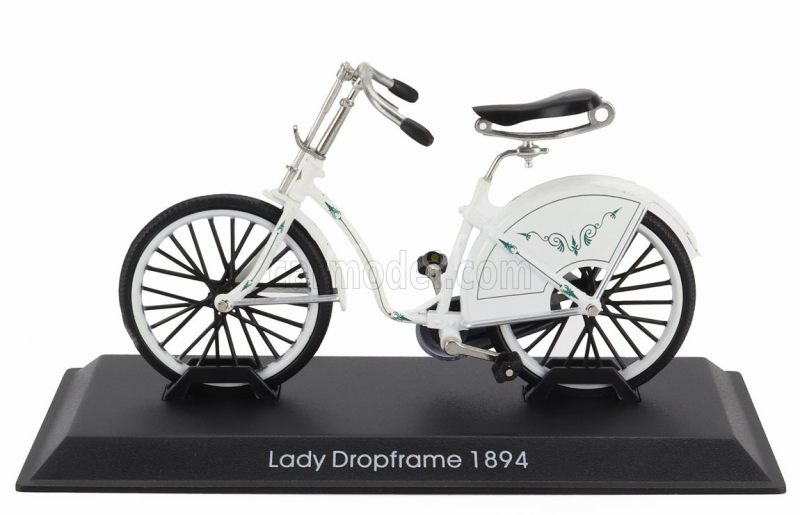 Edicola Bicicletta Lady Dropframe Bicycle 1984 1:15 Bílá Černá