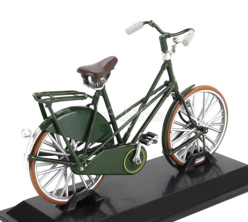 Edicola Bicicletta Locomotief Bicycle 1950 1:15 Zelená Bílá