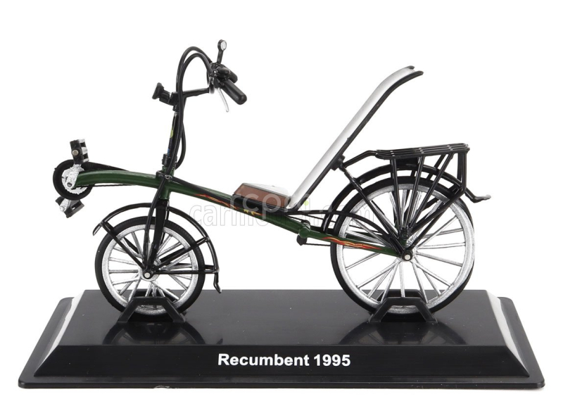 Edicola Bicicletta Recumbent Bicycle 1995 1:15 Zelená Černá