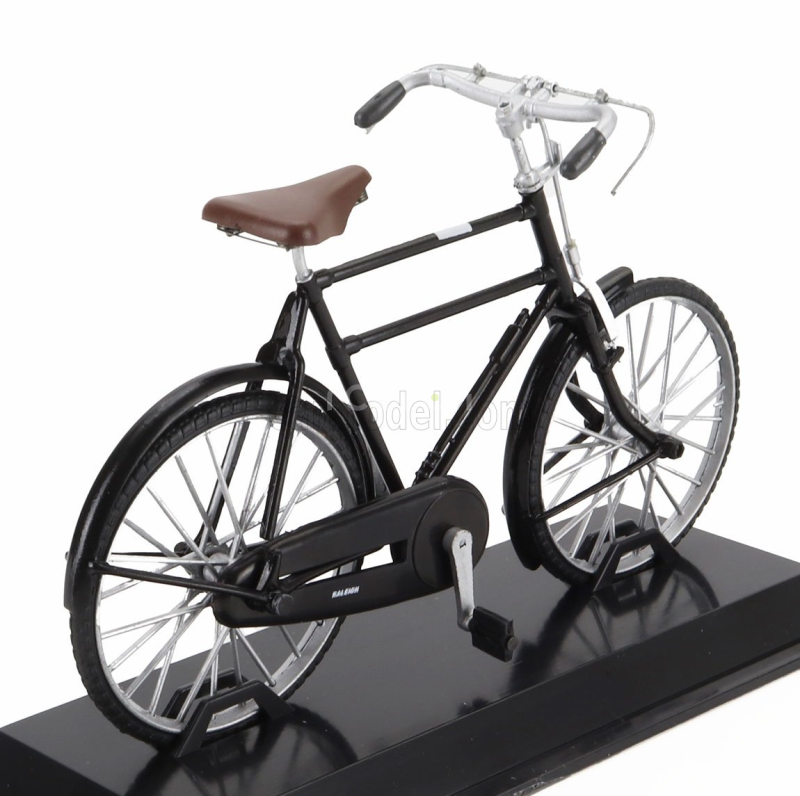 Edicola Bicicletta Releigh Roadster Bicycle 1950 1:15 Černá Stříbrná