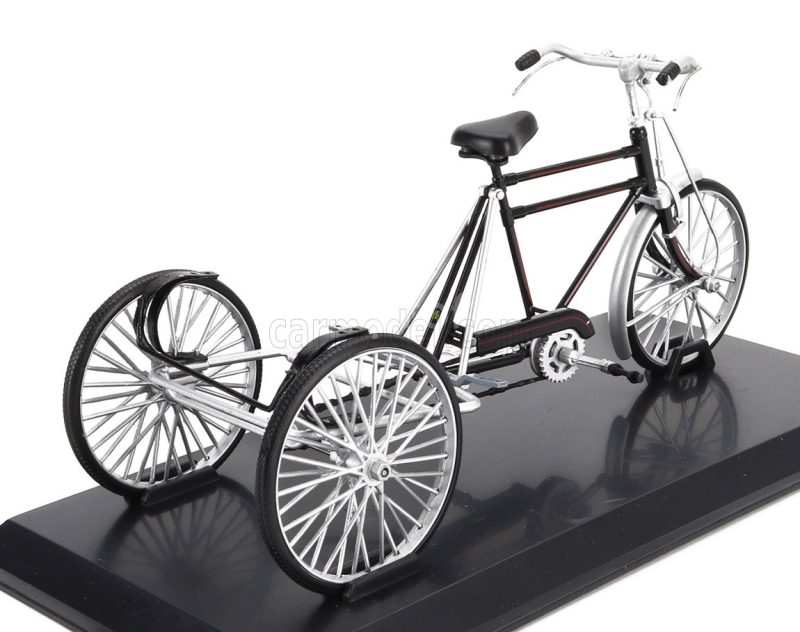 Edicola Bicicletta Rick Shaw Bicycle 1980 1:15 Černá Stříbrná