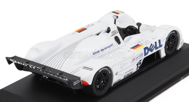 Edicola BMW S70 6.0l V12 Lmr Team Bmw Motorsport Dell N 15 Winner 24h Le Mans 1999 Pierluigi Martini - Yannick Dalmas - Joachim Winkelhock 1:43 Bílá