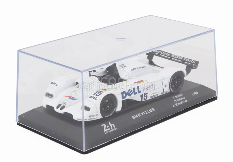 Edicola BMW S70 6.0l V12 Lmr Team Bmw Motorsport Dell N 15 Winner 24h Le Mans 1999 Pierluigi Martini - Yannick Dalmas - Joachim Winkelhock 1:43 Bílá