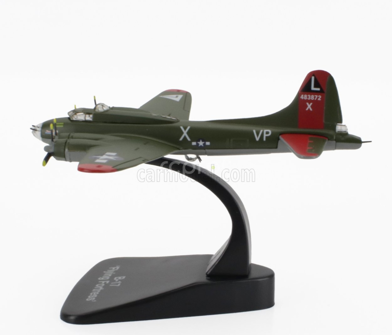 Edicola Boeing B17 Flying Fortess Bombardiere Airplane 1938 - Usaf - United States Army Air Force 1:144 Vojenská Zelená