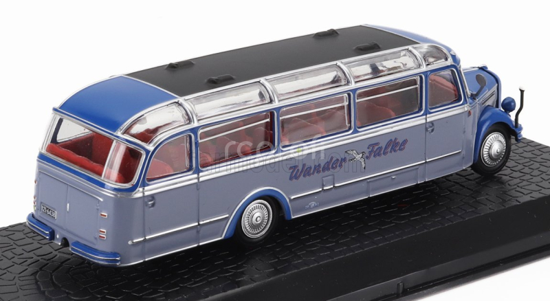 Edicola Borgward Bo 4000 Autobus Wander Falke 1952 - Damage Display Box 1:72 2 Tóny Modré
