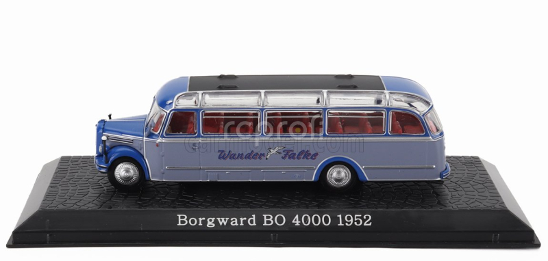Edicola Borgward Bo 4000 Autobus Wander Falke 1952 - Damage Display Box 1:72 2 Tóny Modré