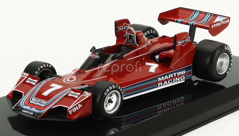 Edicola Brabham F1  Brabham Bt45b Martini Racing N 7 Season 1976 Carlos Reutemann - Con Vetrina - With Showcase 1:24 Red