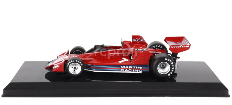 Edicola Brabham F1  Brabham Bt45b Martini Racing N 7 Season 1976 Carlos Reutemann - Con Vetrina - With Showcase 1:24 Red