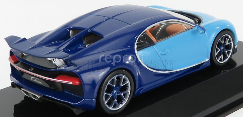 Edicola Bugatti Chiron Le Patron 2016 - Con Vetrina - With Showcase 1:43 2 Tóny Modré