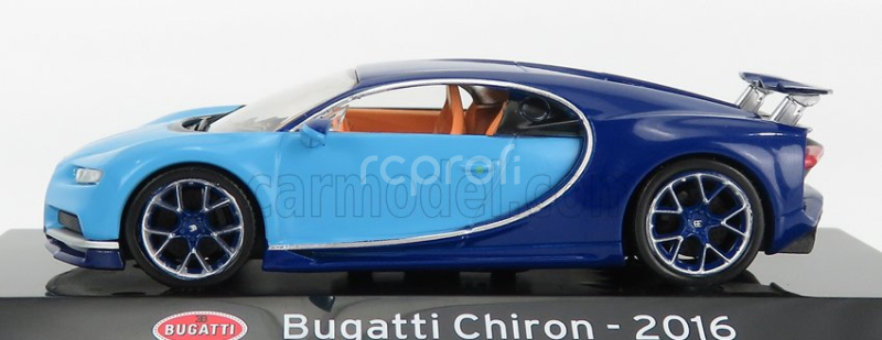 Edicola Bugatti Chiron Le Patron 2016 - Con Vetrina - With Showcase 1:43 2 Tóny Modré