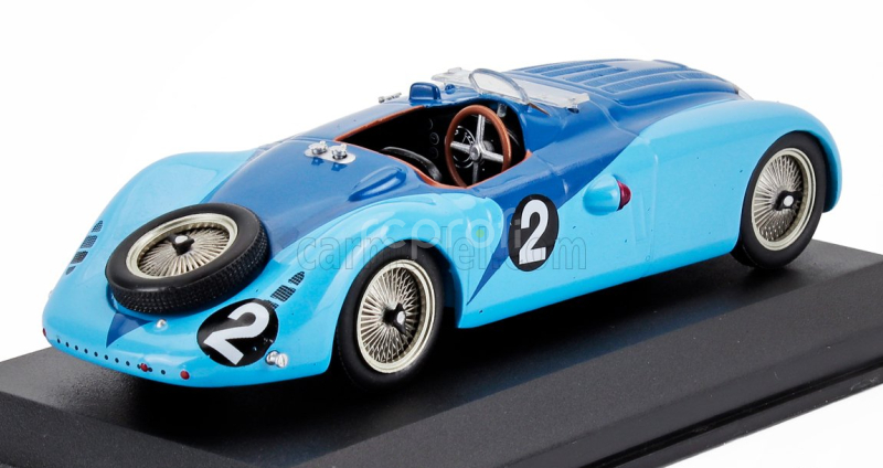 Edicola Bugatti Type 57g 3.3l Team Roger Labric N 2 Winner 24h Le Mans 1937 Jean Pierre Wimille - Robert Benoist 1:43 2 Tóny Modré