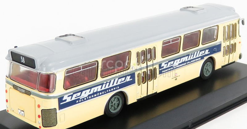 Edicola Bussing Senator Autobus Segmuller 1966 1:72 Cream Silver