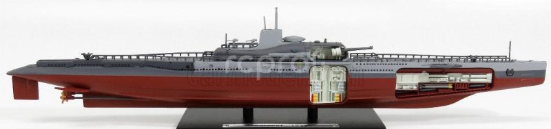 Edicola Cherbourg U-boot Sottomarino Sommergibile Surcouf French Navy 1942 1:350 Hnědá Světle Šedá