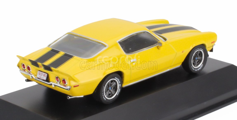 Edicola Chevrolet Camaro Z/28 Coupe 1970 - Con Vetrina - With Showcase 1:43 Žlutá Černá