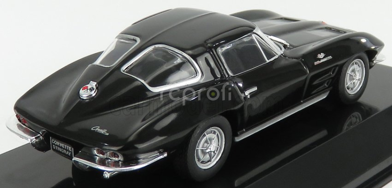 Edicola Chevrolet Corvette Stingray 1963 - Con Vetrina - With Showcase 1:43 Black