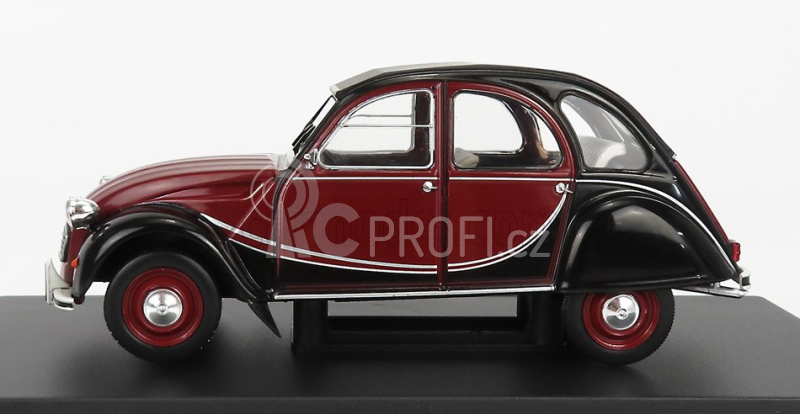 Edicola Citroen 2cv Charleston 1982 1:24 Červená Černá