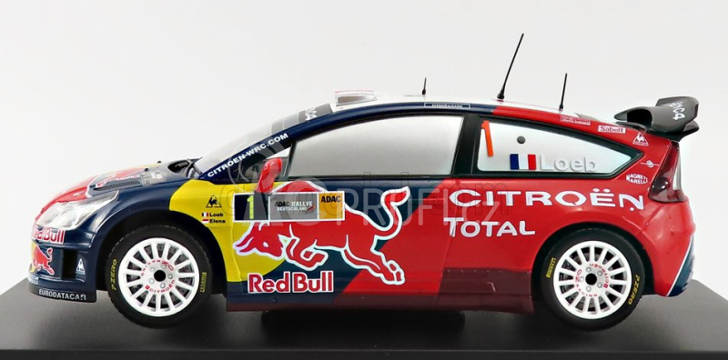 Edicola Citroen C4 Wrc Redbull Total N 1 Rally Deutschland 2008 S.Loeb - D.Elena 1:24