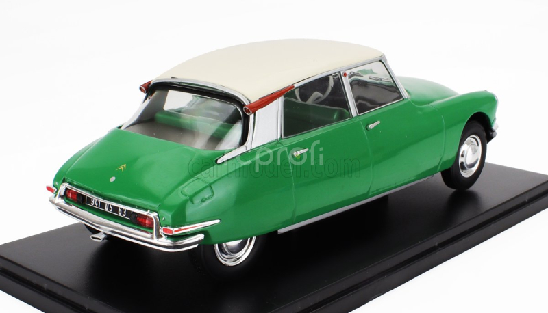 Edicola Citroen Ds19 1956 - Con Vetrina - With Showcase 1:24 Zelená Bílá