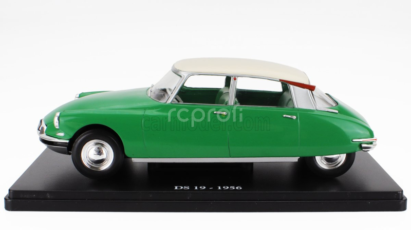 Edicola Citroen Ds19 1956 - Con Vetrina - With Showcase 1:24 Zelená Bílá