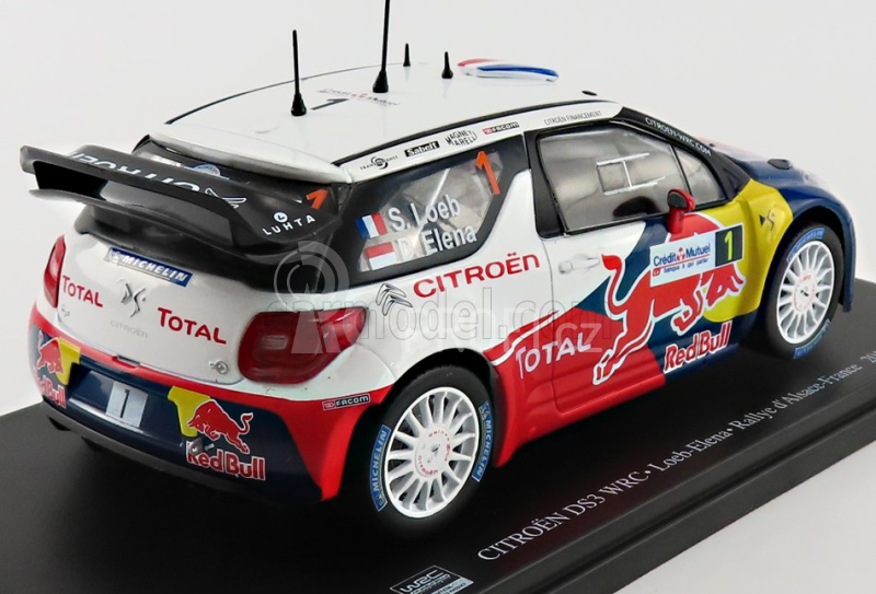 Edicola Citroen Ds3 Wrc Redbull Total N 1 S.Loeb - D.Elena 1:24