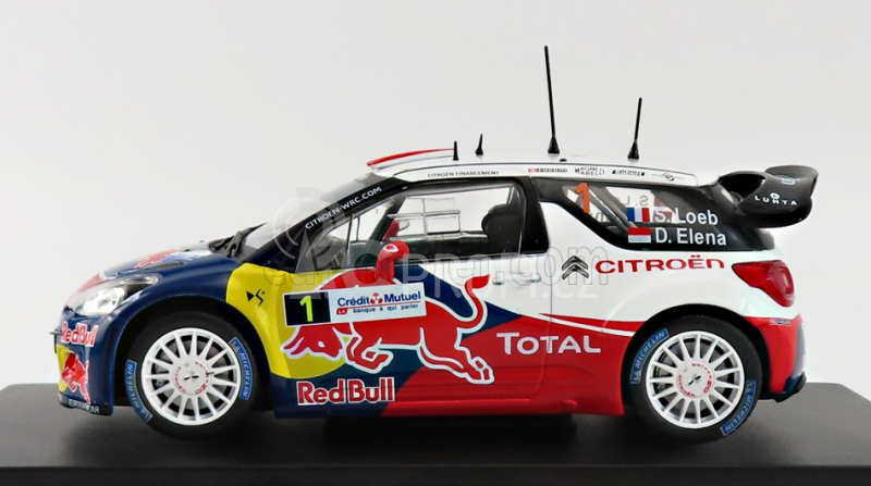 Edicola Citroen Ds3 Wrc Redbull Total N 1 S.Loeb - D.Elena 1:24