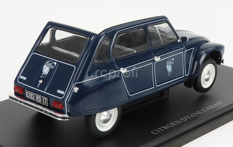 Edicola Citroen Dyane Caban 1977 1:24 Modrá Bílá